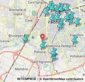 Mappa Via Monte Pertica, 35143 Padova PD, Italia (2.4335)
