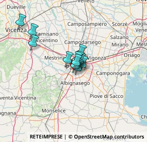 Mappa Via Monte Pertica, 35143 Padova PD, Italia (7.625)