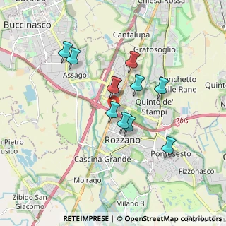 Mappa SS 35 dei Giovi, 20089 Rozzano MI (1.40091)