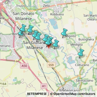 Mappa Via Nino Bixio, 20098 San Giuliano Milanese MI, Italia (1.46273)