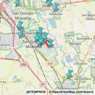 Mappa Via Nino Bixio, 20098 San Giuliano Milanese MI, Italia (2.17929)