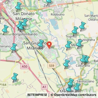 Mappa Via Nino Bixio, 20098 San Giuliano Milanese MI, Italia (3.2565)