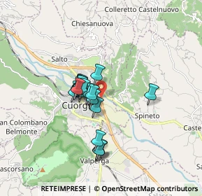Mappa Circonvallazione di Cuorgnè, 10082 Cuorgnè TO, Italia (1.21211)