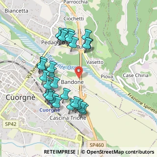Mappa Circonvallazione di Cuorgnè, 10082 Cuorgnè TO, Italia (0.48483)