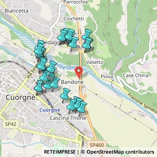 Mappa Circonvallazione di Cuorgnè, 10082 Cuorgnè TO, Italia (0.4931)