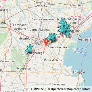 Mappa Via Firenze, 35020 Villatora PD, Italia (13.29824)