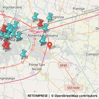Mappa Via Firenze, 35020 Villatora PD, Italia (6.02474)