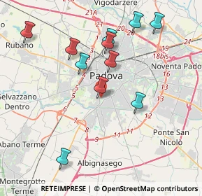 Mappa Via Francesco Piccoli, 35123 Padova PD, Italia (3.97)