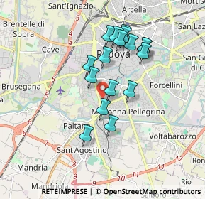 Mappa Via Francesco Piccoli, 35123 Padova PD, Italia (1.53118)