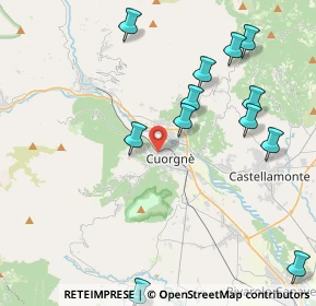 Mappa Via Camposanto, 10082 Cuorgnè TO, Italia (5.10846)