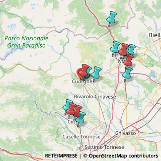 Mappa Via Camposanto, 10082 Cuorgnè TO, Italia (14.78733)