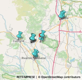 Mappa Via Canonico Bertetti, 10010 Torre Canavese TO, Italia (5.63)