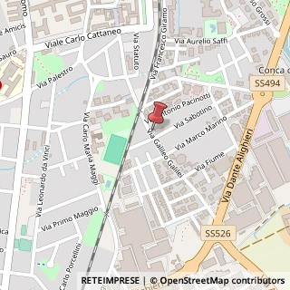 Mappa Via Galileo Galilei, 29, 20081 Abbiategrasso, Milano (Lombardia)