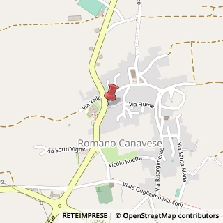 Mappa Piazza Sarti, 5, 10090 Romano Canavese, Torino (Piemonte)