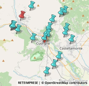 Mappa Via Torino, 10082 Cuorgnè TO, Italia (4.134)
