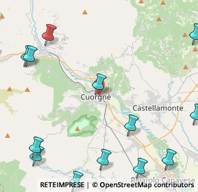 Mappa Via Torino, 10082 Cuorgnè TO, Italia (6.80313)