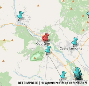 Mappa Via Torino, 10082 Cuorgnè TO, Italia (6.99071)