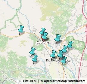 Mappa Via Torino, 10082 Cuorgnè TO, Italia (6.20529)