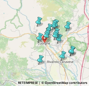 Mappa Via Torino, 10082 Cuorgnè TO, Italia (5.51467)