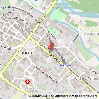 Mappa Via Torino, 19, 10082 Cuorgnè, Torino (Piemonte)