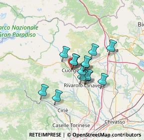 Mappa Corso Dante, 10082 Cuorgnè TO, Italia (8.70643)