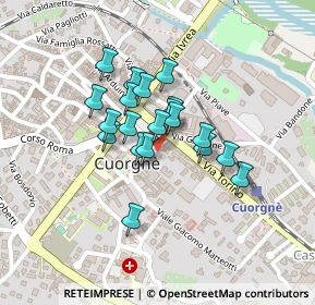 Mappa Corso Dante, 10082 Cuorgnè TO, Italia (0.1505)