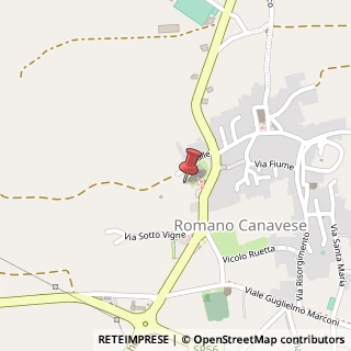 Mappa Via Valle, 3, 10090 Romano Canavese, Torino (Piemonte)