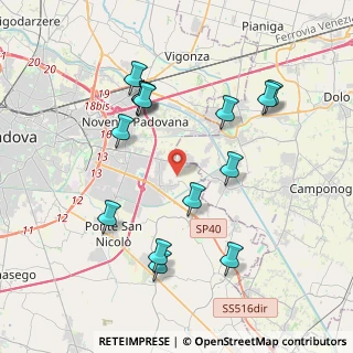 Mappa Via Piave, 35020 Saonara PD, Italia (4.01857)