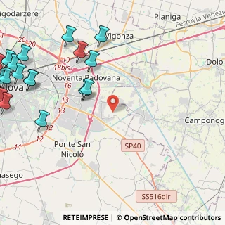 Mappa Via Piave, 35020 Saonara PD, Italia (6.67444)