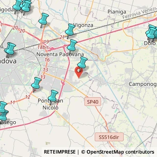 Mappa Via Piave, 35020 Saonara PD, Italia (7.27882)