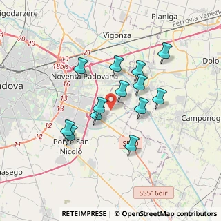 Mappa Via Piave, 35020 Saonara PD, Italia (2.98692)