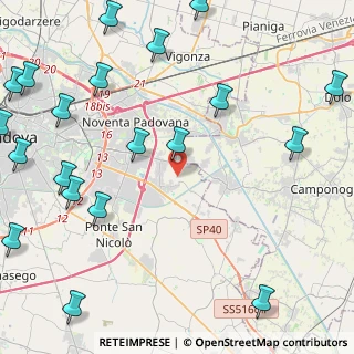 Mappa Via Piave, 35020 Saonara PD, Italia (6.459)