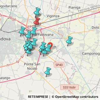Mappa Via Piave, 35020 Saonara PD, Italia (3.72947)