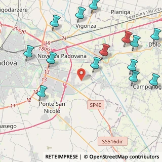 Mappa Via Piave, 35020 Saonara PD, Italia (5.53929)