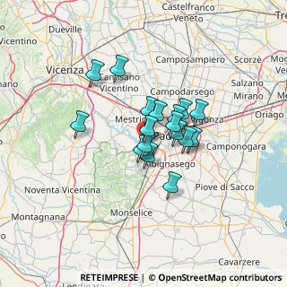 Mappa Via Campania, 35030 Selvazzano Dentro PD, Italia (8.98588)