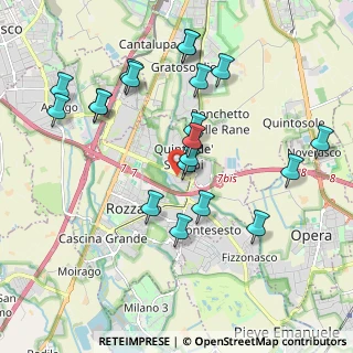 Mappa Via Volturno, 20089 Rozzano MI, Italia (2.0225)