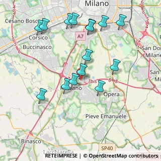 Mappa Via Volturno, 20089 Rozzano MI, Italia (4.19733)