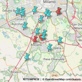 Mappa Via Volturno, 20089 Rozzano MI, Italia (4.28)