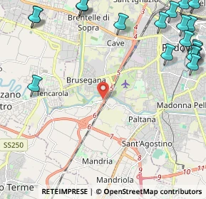 Mappa Via San Martino, 35142 Padova PD, Italia (3.49263)