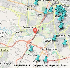 Mappa Via San Martino, 35142 Padova PD, Italia (3.0435)