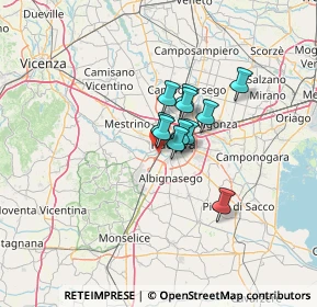 Mappa Via S. Martino, 35142 Padova PD, Italia (7.34)