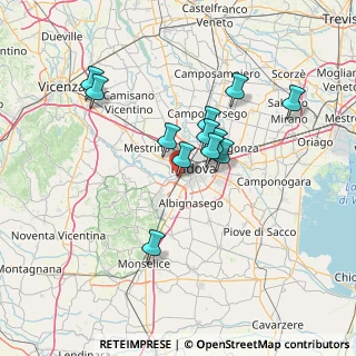 Mappa Via S. Martino, 35142 Padova PD, Italia (11.86917)