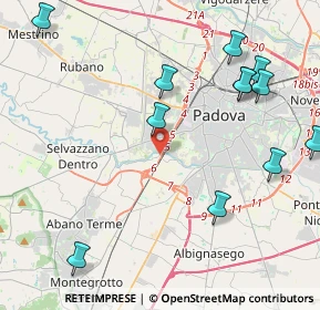 Mappa Via S. Martino, 35142 Padova PD, Italia (5.115)
