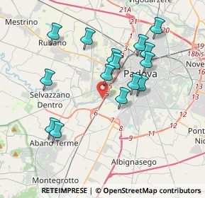 Mappa Via S. Martino, 35142 Padova PD, Italia (3.54733)