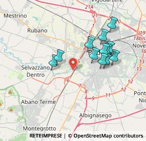 Mappa Via S. Martino, 35142 Padova PD, Italia (3.26583)
