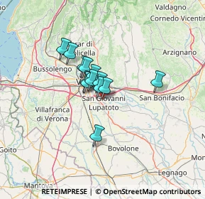 Mappa Via Giuseppe Garibaldi, 37057 San Giovanni Lupatoto VR, Italia (8.22692)