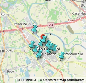 Mappa Via Giuseppe Garibaldi, 37057 San Giovanni Lupatoto VR, Italia (1.21538)