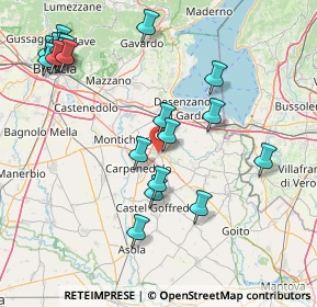 Mappa Via C. Piazza, 46043 Castiglione delle Stiviere MN, Italia (18.4805)