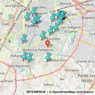 Mappa Via Achille de Giovanni, 35127 Padova PD, Italia (2.2745)