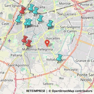 Mappa Via Achille de Giovanni, 35127 Padova PD, Italia (2.48833)